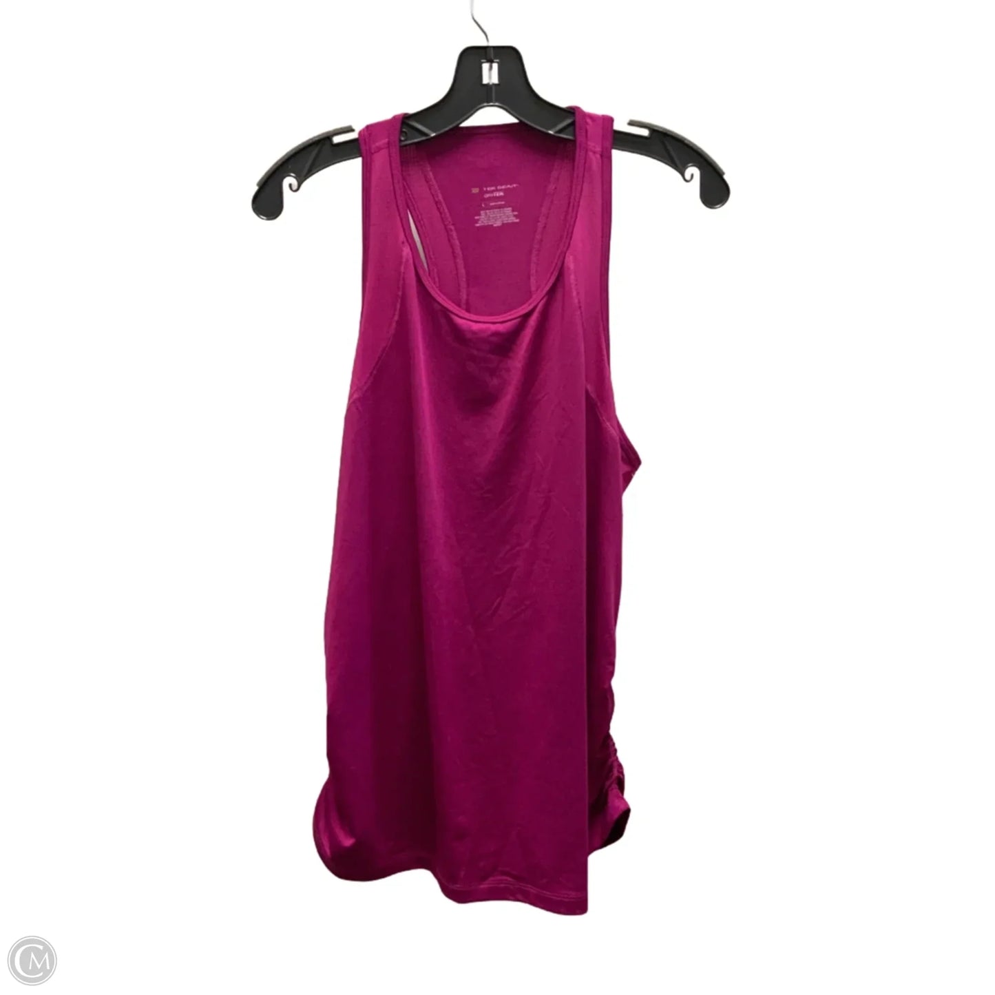 Athletic Tank Top By Tek Gear In Maroon, Size: L