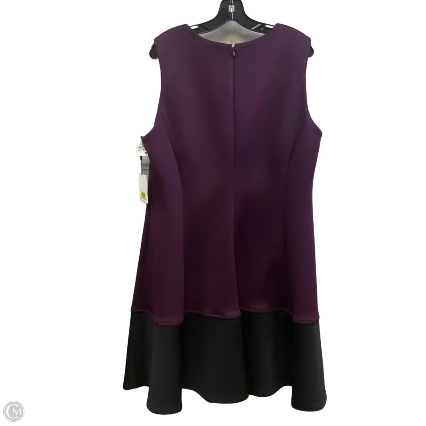 Dress Work By Calvin Klein In Purple, Size: 1x
