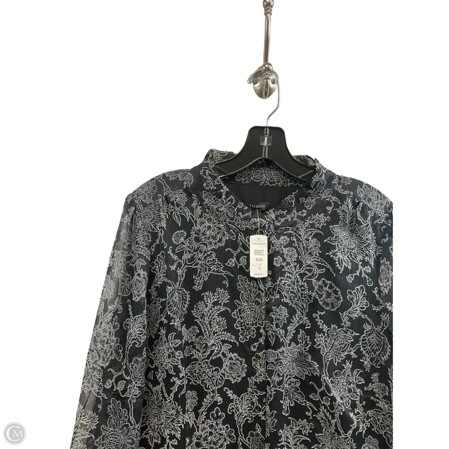 Dress Work By Talbots In Black, Size: 1x