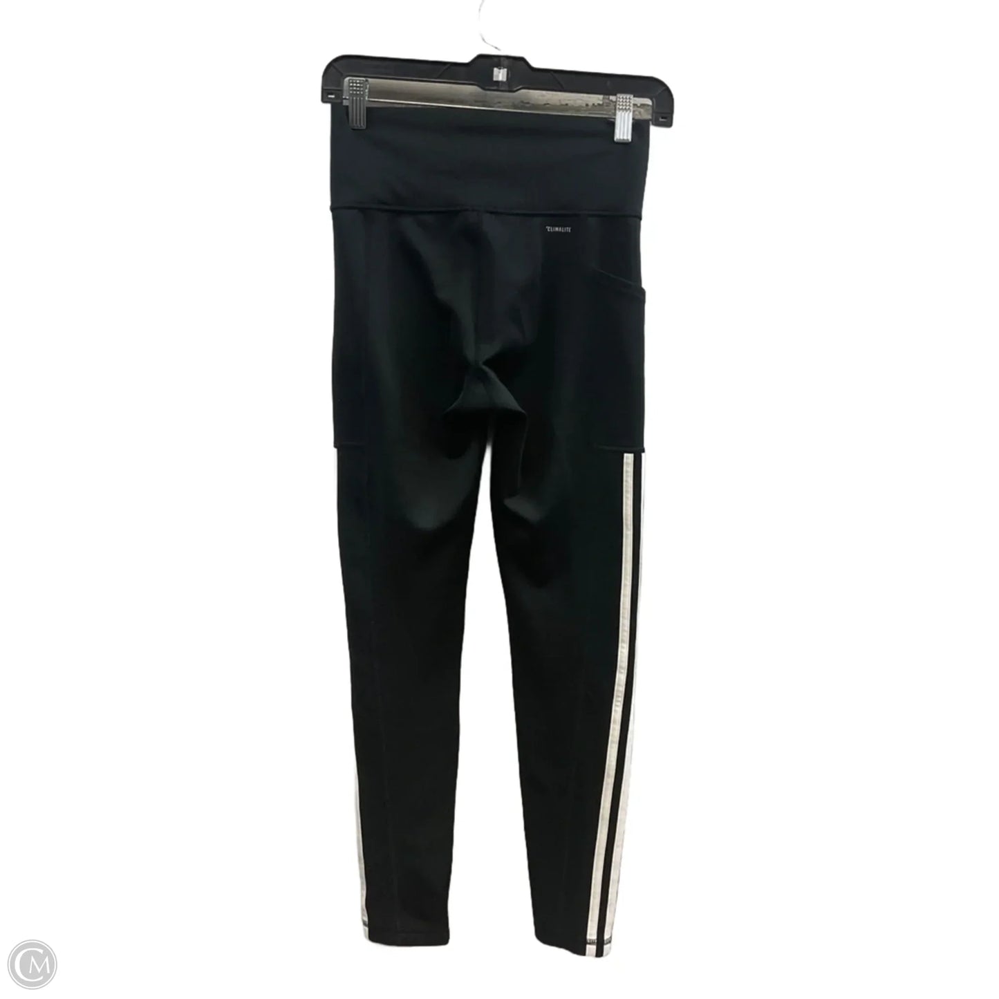 Athletic Leggings By Adidas In Black, Size: S