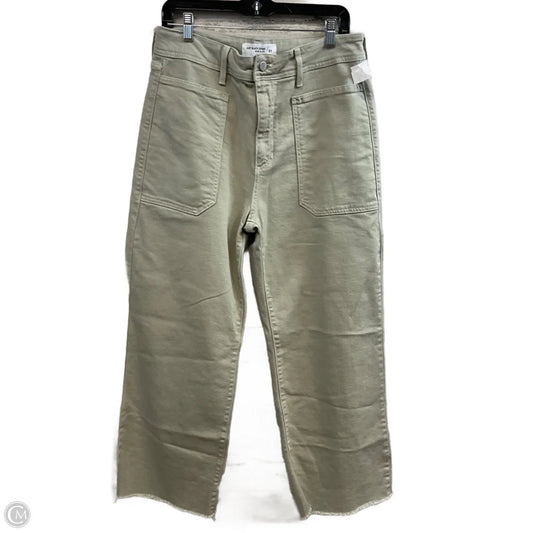 Jeans Wide Leg By Just Black In Green Denim, Size: 12