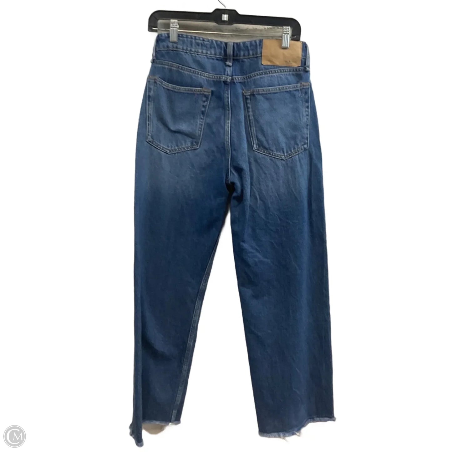 Jeans Wide Leg By Rag And Bone In Blue Denim, Size: 2