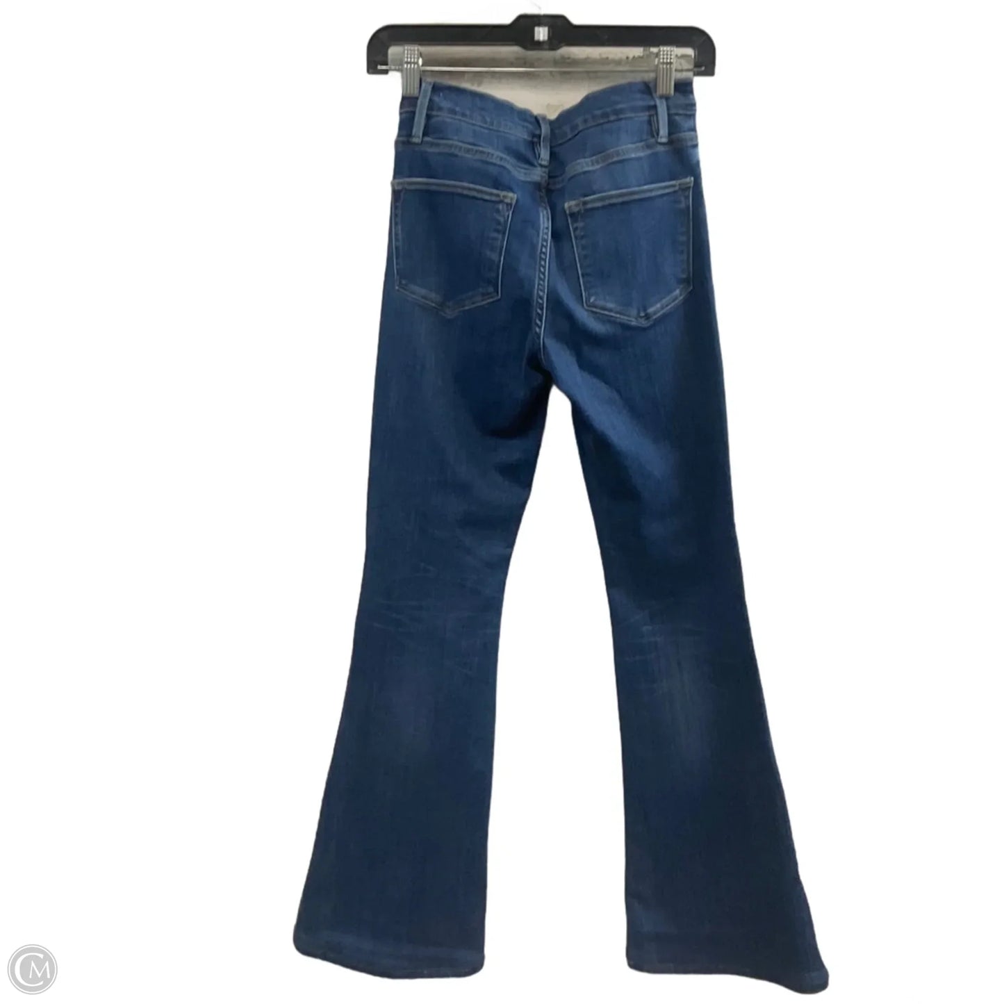 Jeans Flared By Frame In Blue Denim, Size: 2