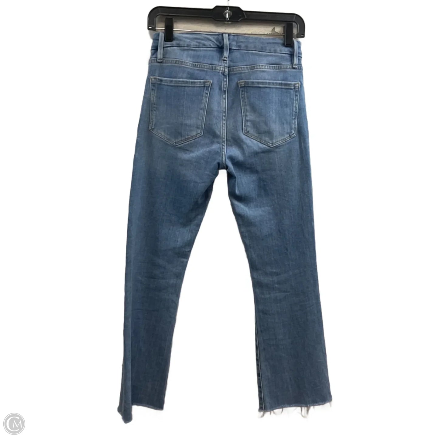 Jeans Boot Cut By Frame In Blue Denim, Size: 2