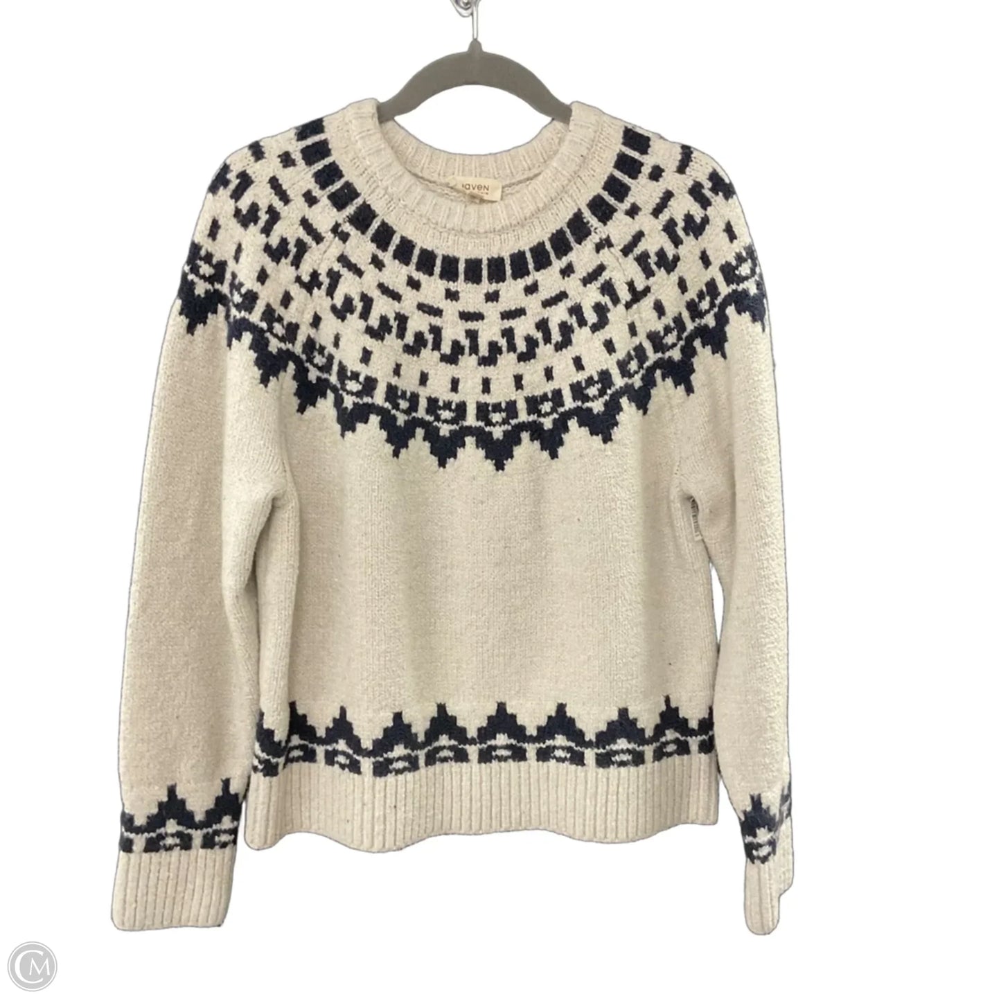 Sweater By Haven In Cream, Size: L