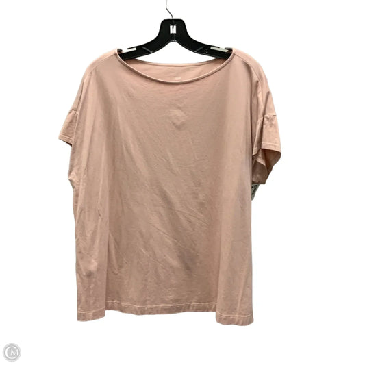 Top Short Sleeve By J. Jill In Pink, Size: Xl