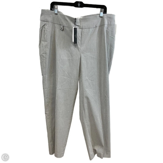 Pants Dress By Tahari In Grey, Size: 2x