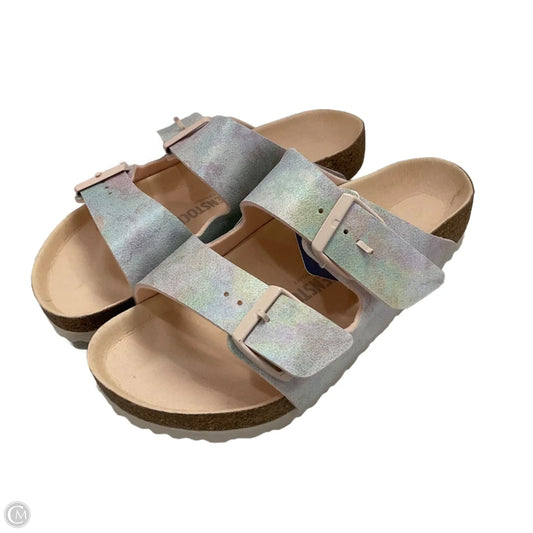 Sandals Flats By Birkenstock In Multi-colored, Size: 7