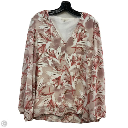 Top Long Sleeve By Jodifl In Pink, Size: L