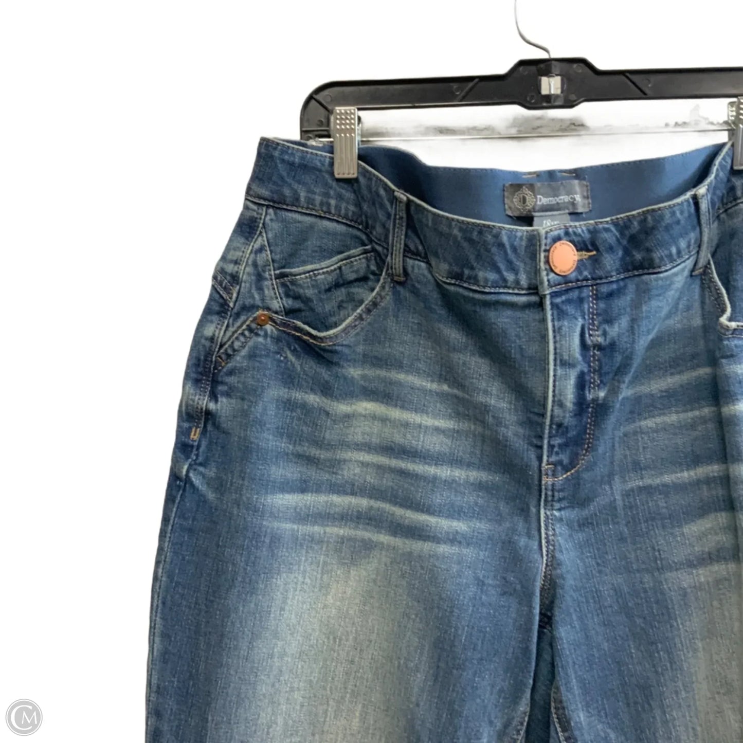 Jeans Straight By Democracy In Blue Denim, Size: 18