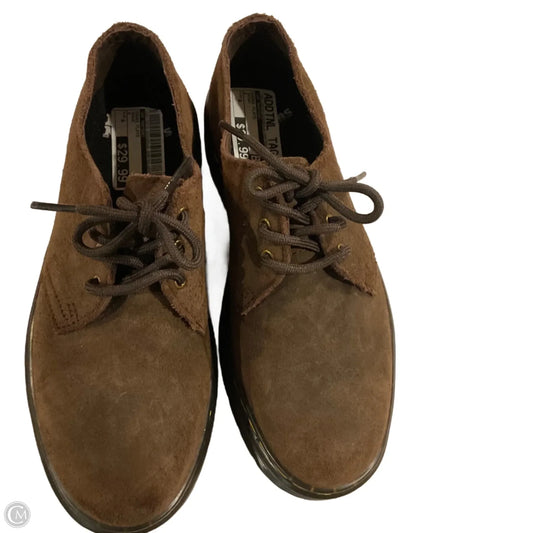 Shoes Flats By Dr Martens In Brown, Size: 8