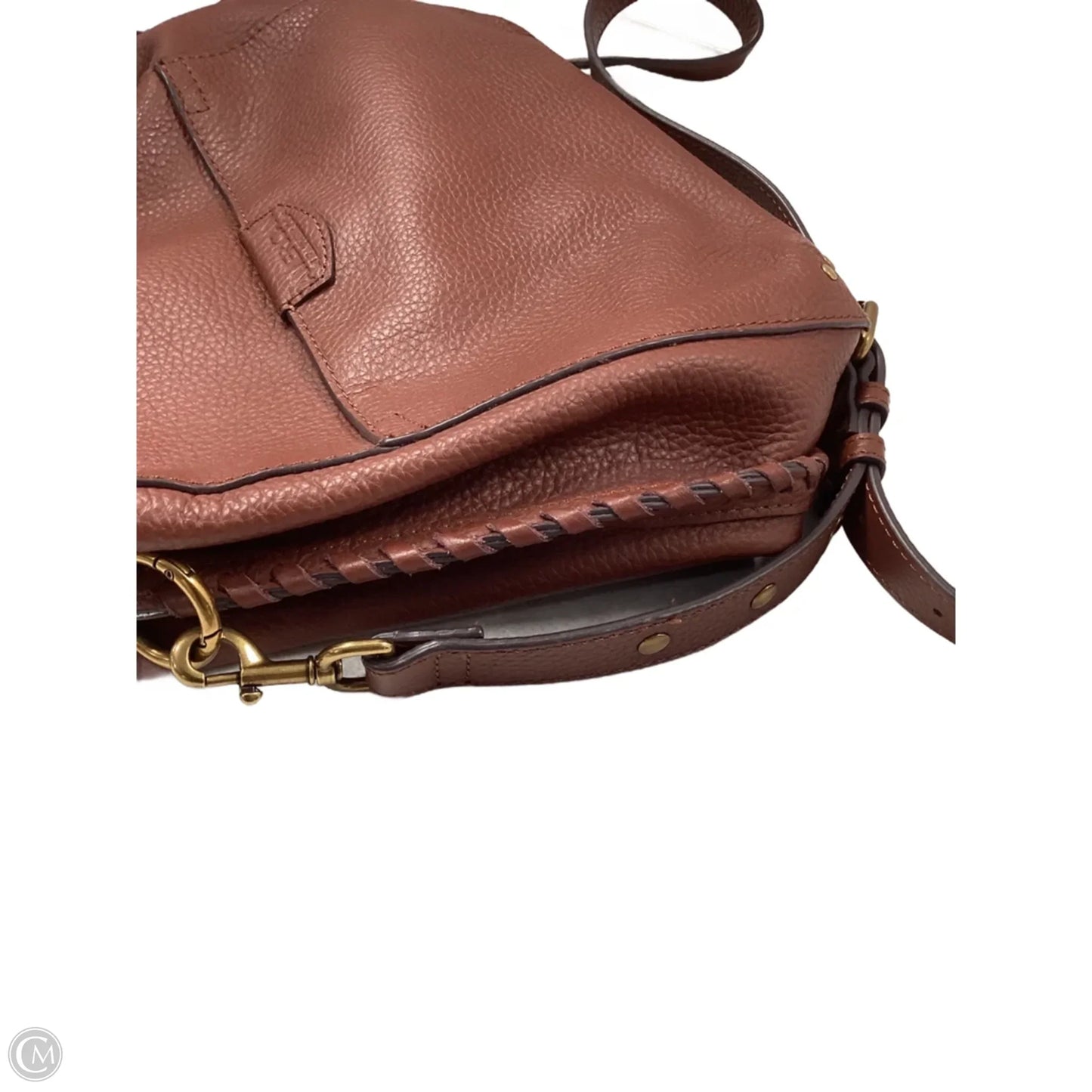 Handbag Leather By American leather , Size: Medium