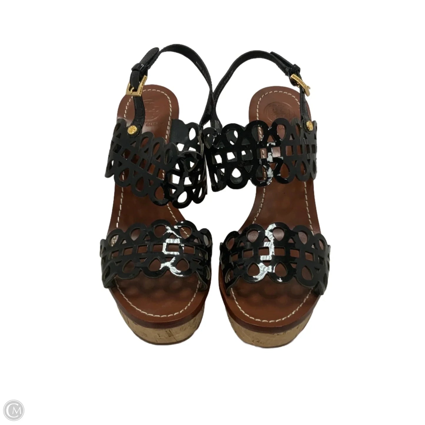 Sandals Designer By Tory Burch In Black, Size: 7