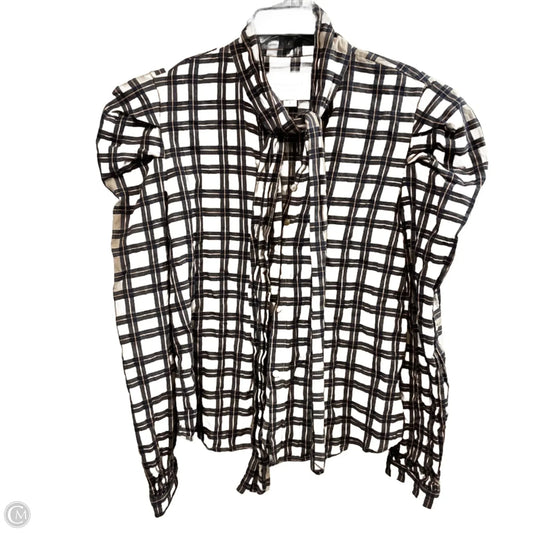 Blouse Long Sleeve By THE SHIRT In Brown, Size: L