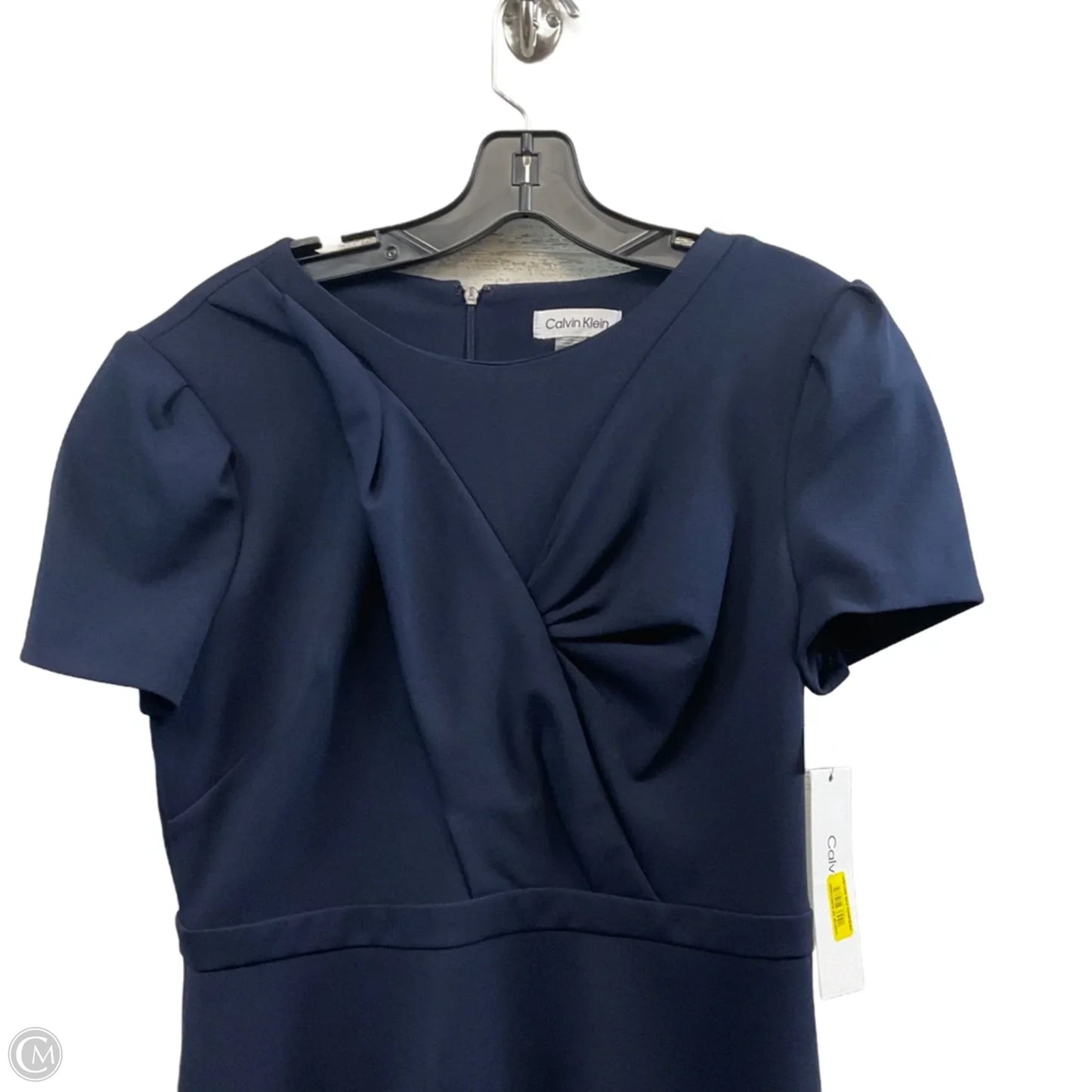 Dress Work By Calvin Klein In Blue, Size: M