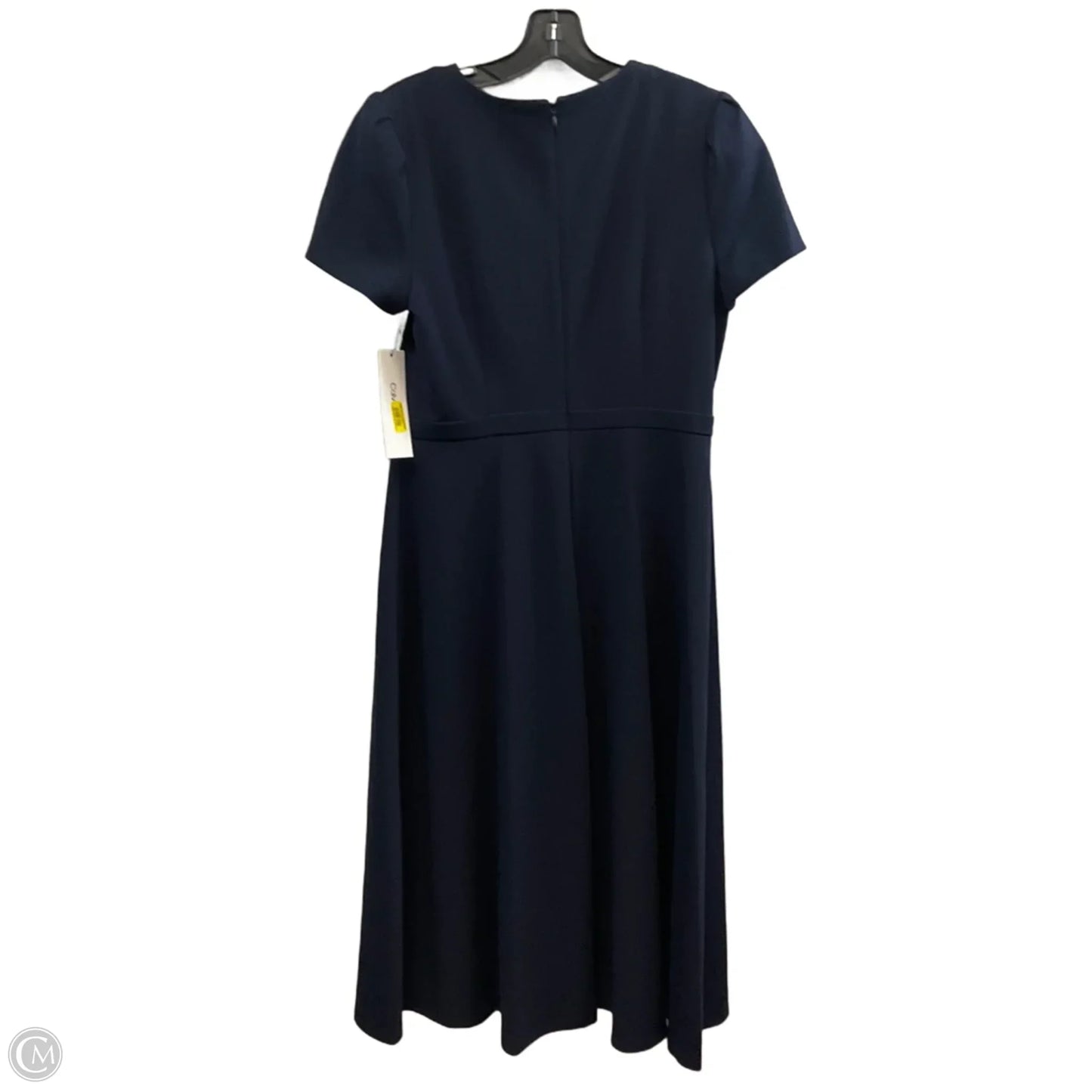 Dress Work By Calvin Klein In Blue, Size: M