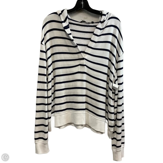 Top Long Sleeve By Vineyard Vines In White, Size: L