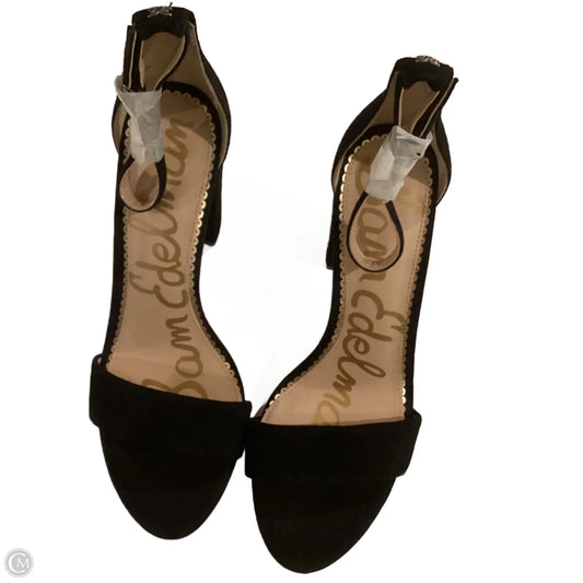 Sandals Heels Block By Sam Edelman In Black, Size: 8