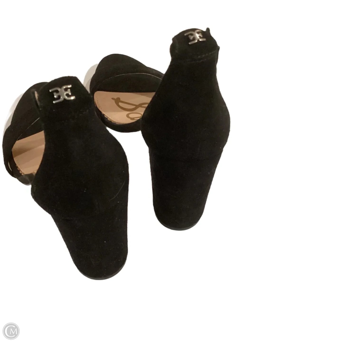 Sandals Heels Block By Sam Edelman In Black, Size: 8