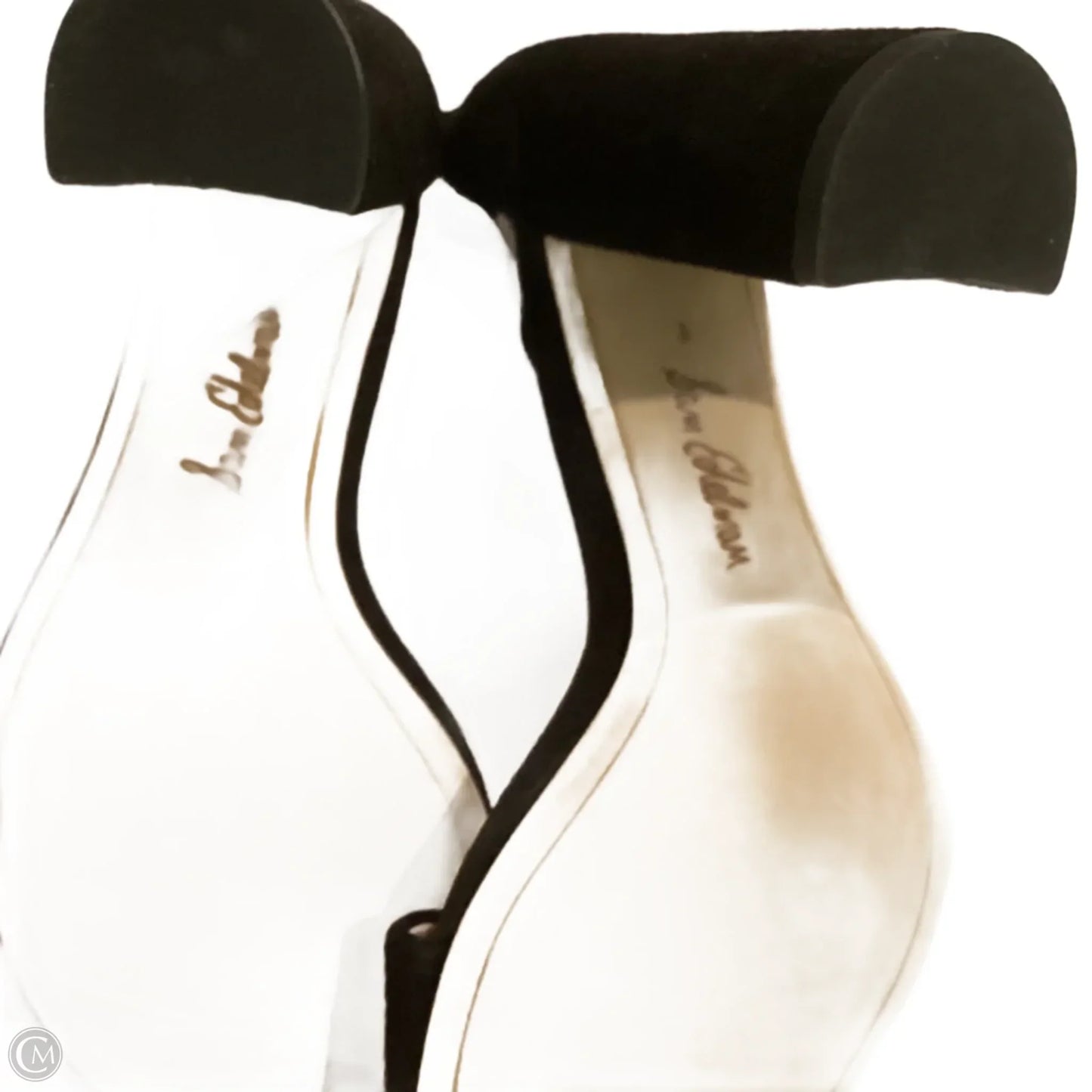 Sandals Heels Block By Sam Edelman In Black, Size: 8