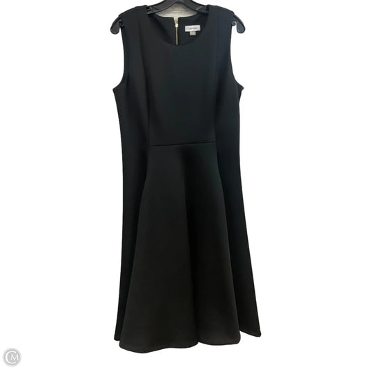 Dress Work By Calvin Klein In Black, Size: L