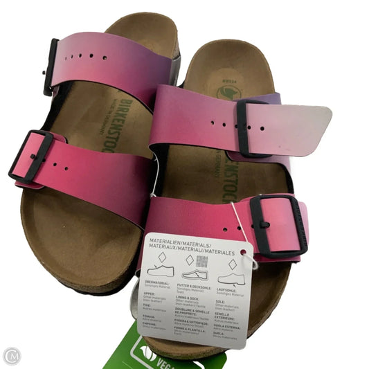 Sandals Flats By Birkenstock In Pink, Size: 6