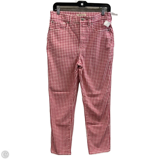 Jeans Straight By Madewell In Red, Size: 6
