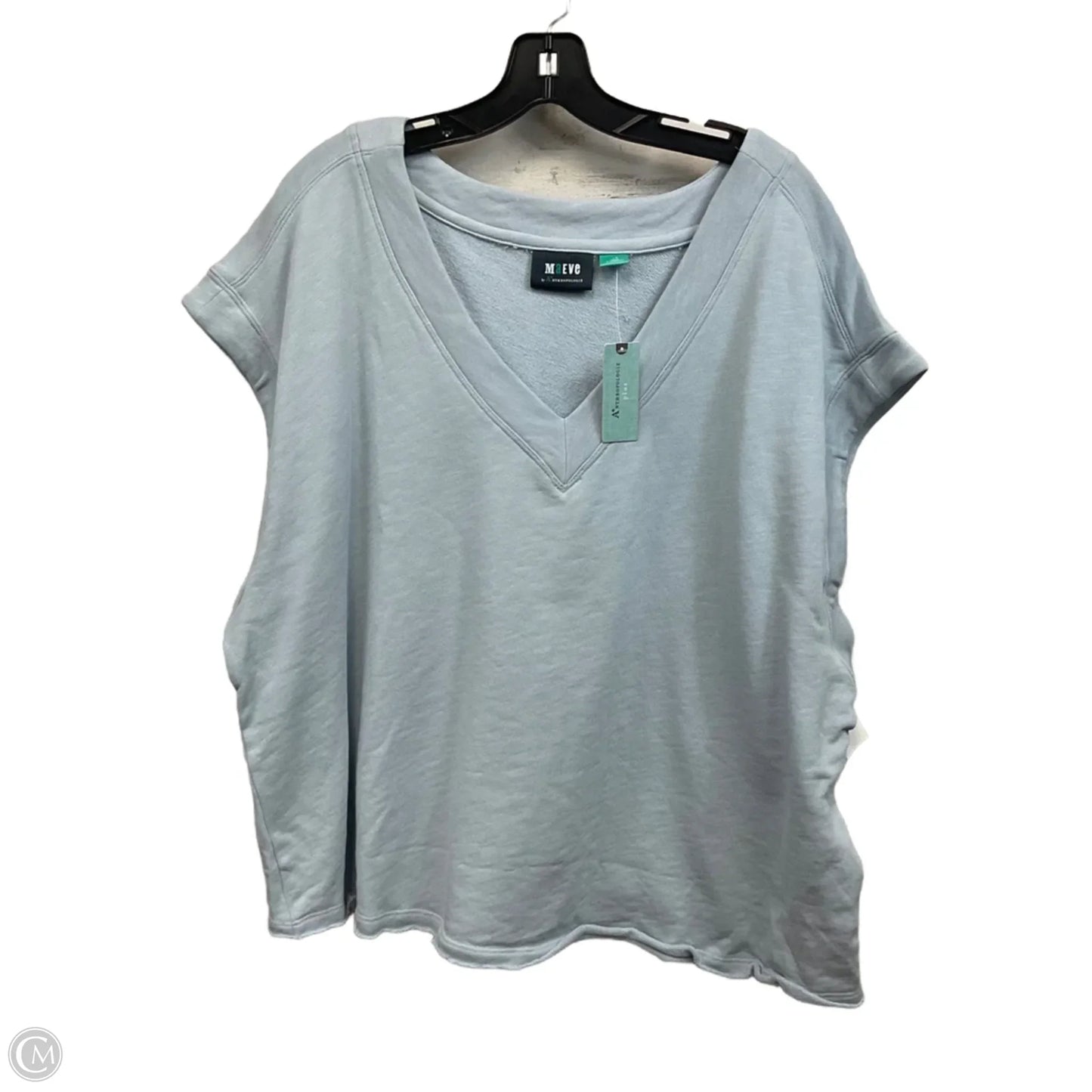 Top Sleeveless By Maeve In Blue, Size: 1x