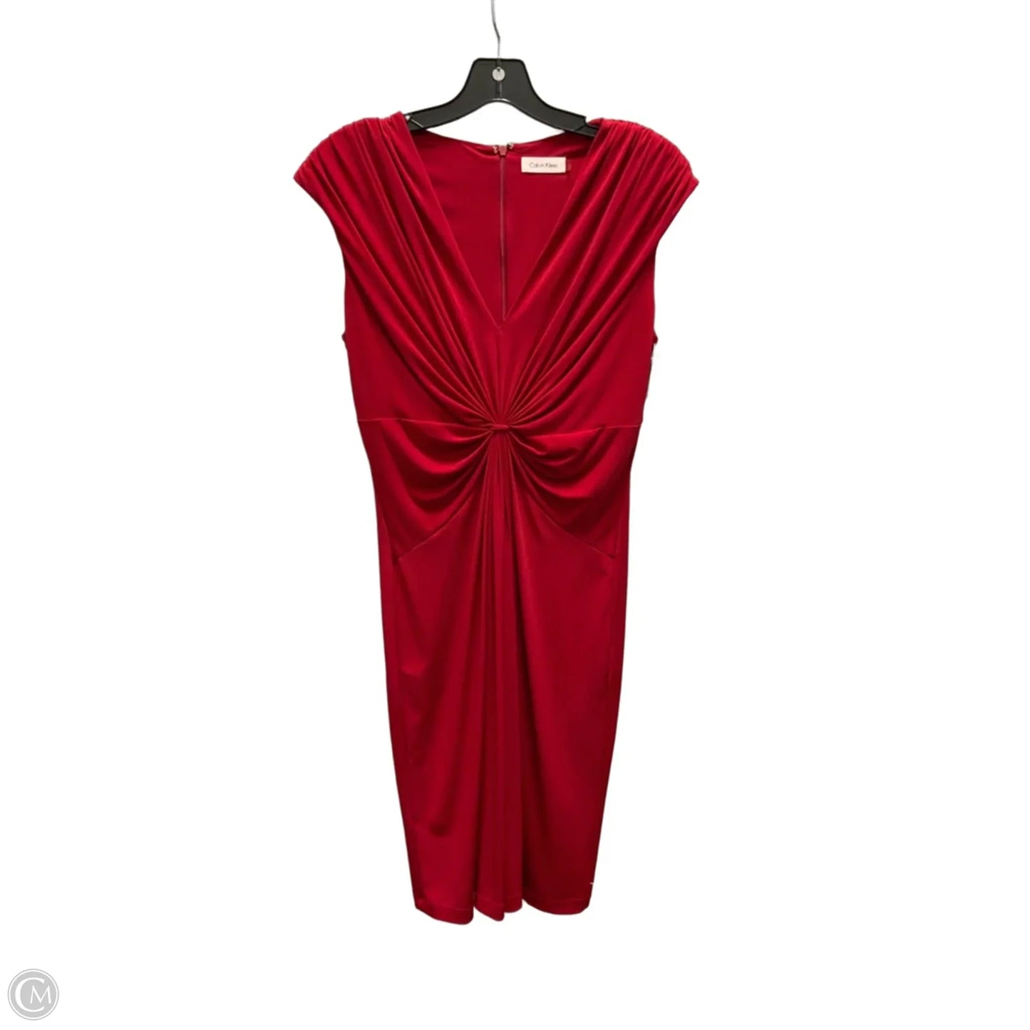 Dress Work By Calvin Klein In Red, Size: S