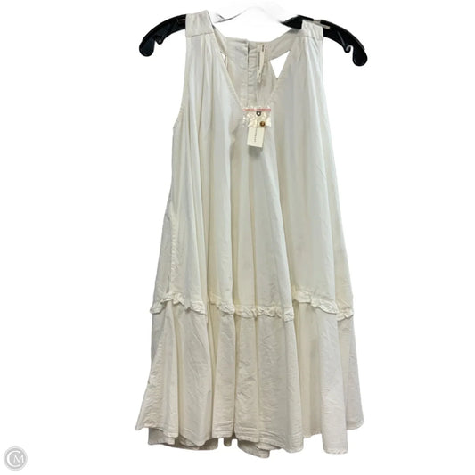 Dress Casual Short By Anthropologie In White, Size: Xxs