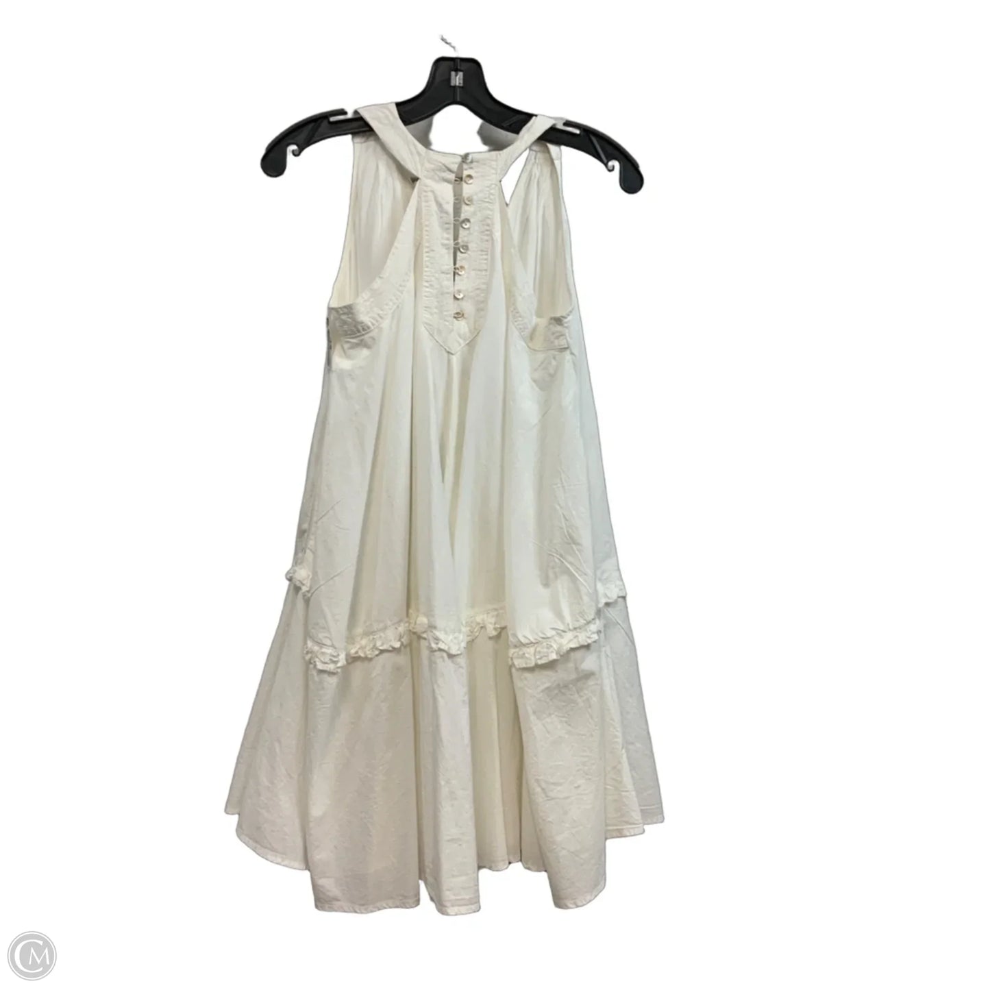 Dress Casual Short By Anthropologie In White, Size: Xxs