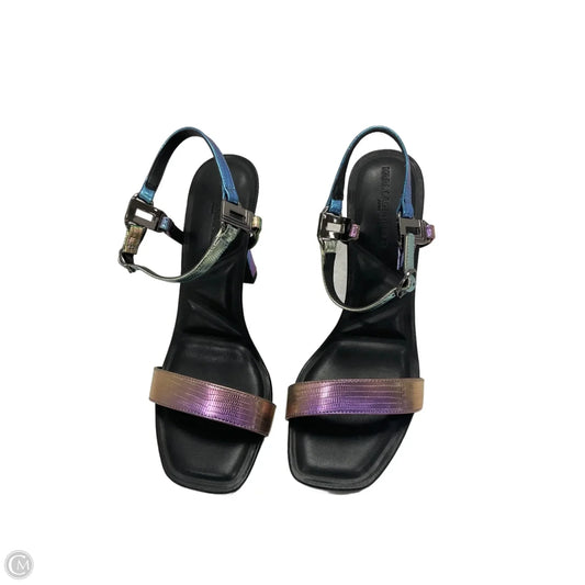 Sandals Designer By Karl Lagerfeld In Black, Size: 10