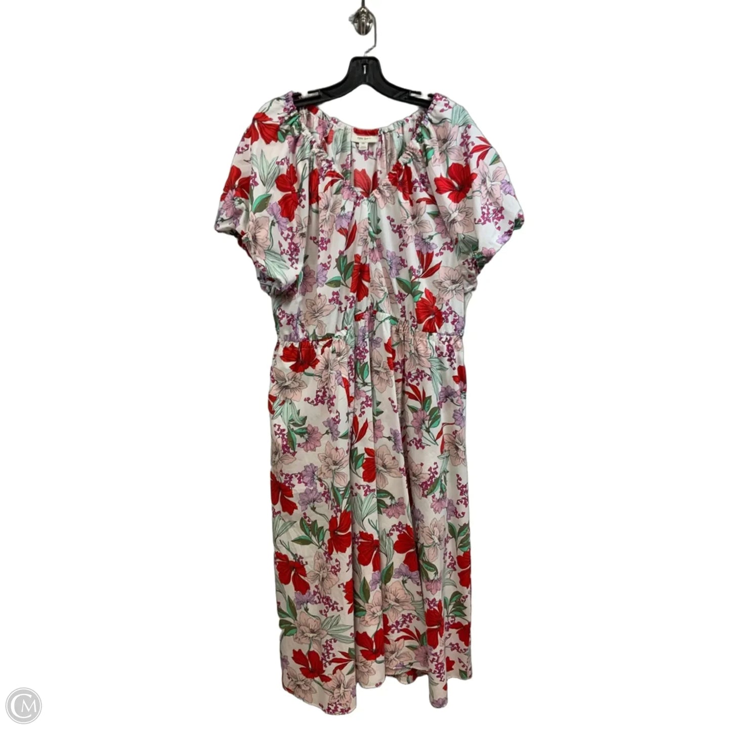 Dress Casual Midi By On 34th In White, Size: Xxl