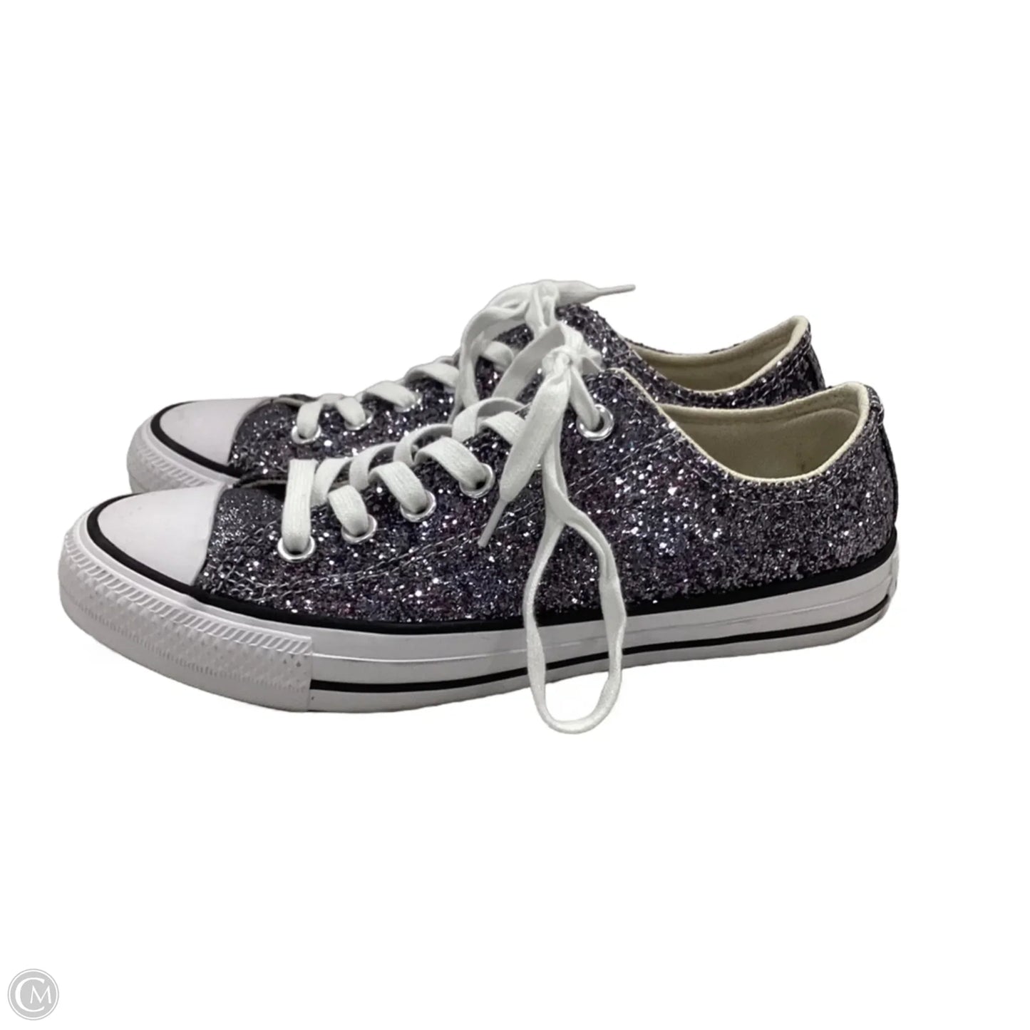 Shoes Sneakers By Converse In Silver, Size: 7