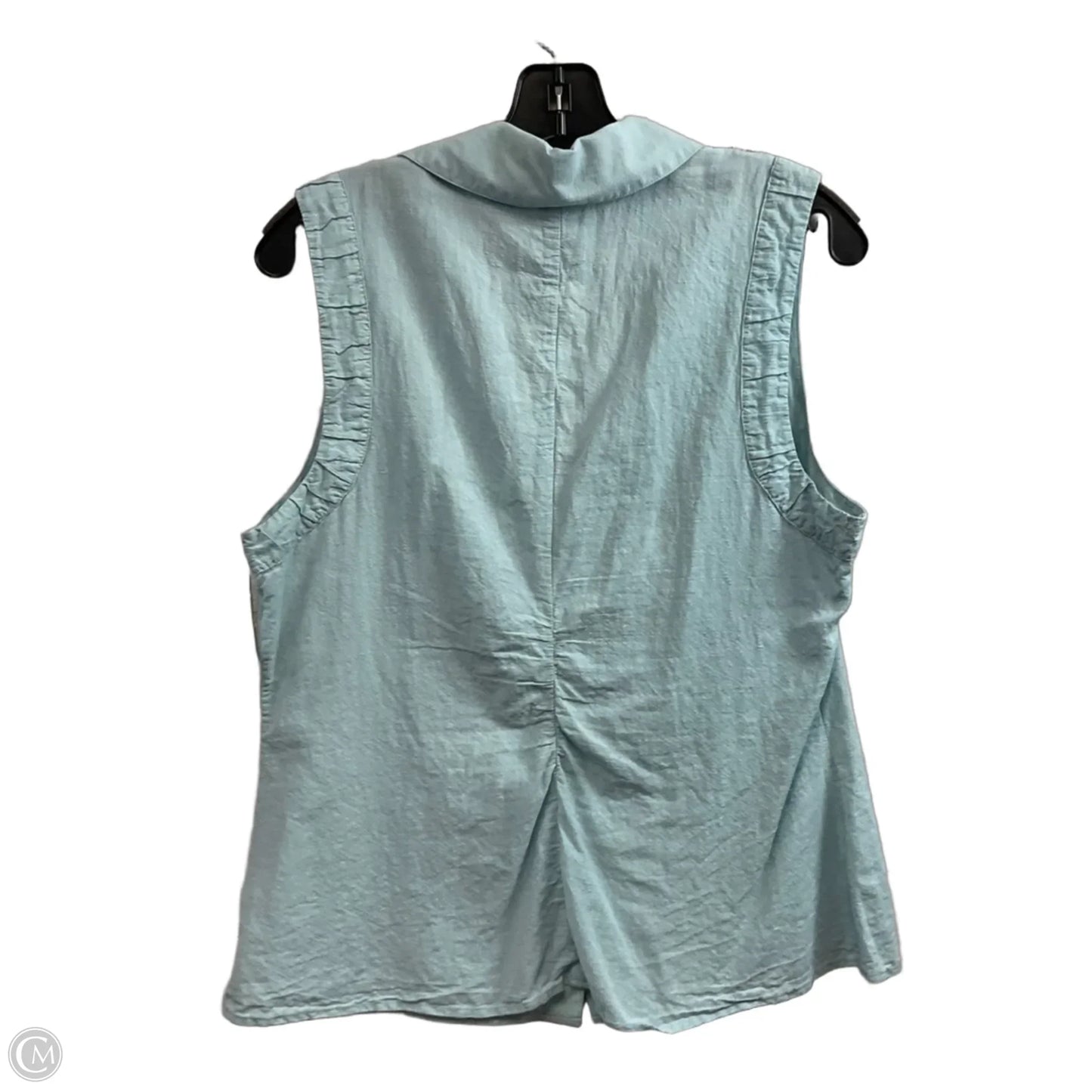 Top Sleeveless By Cabi In Blue, Size: M