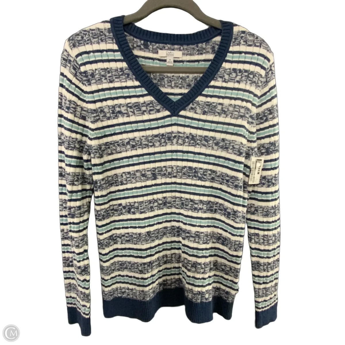 Sweater By Croft And Barrow In Blue, Size: M