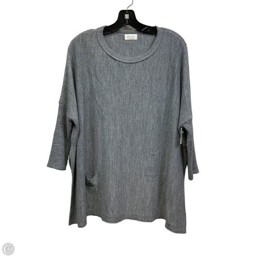 Sweater By Mer Sea In Grey, Size: Osfm