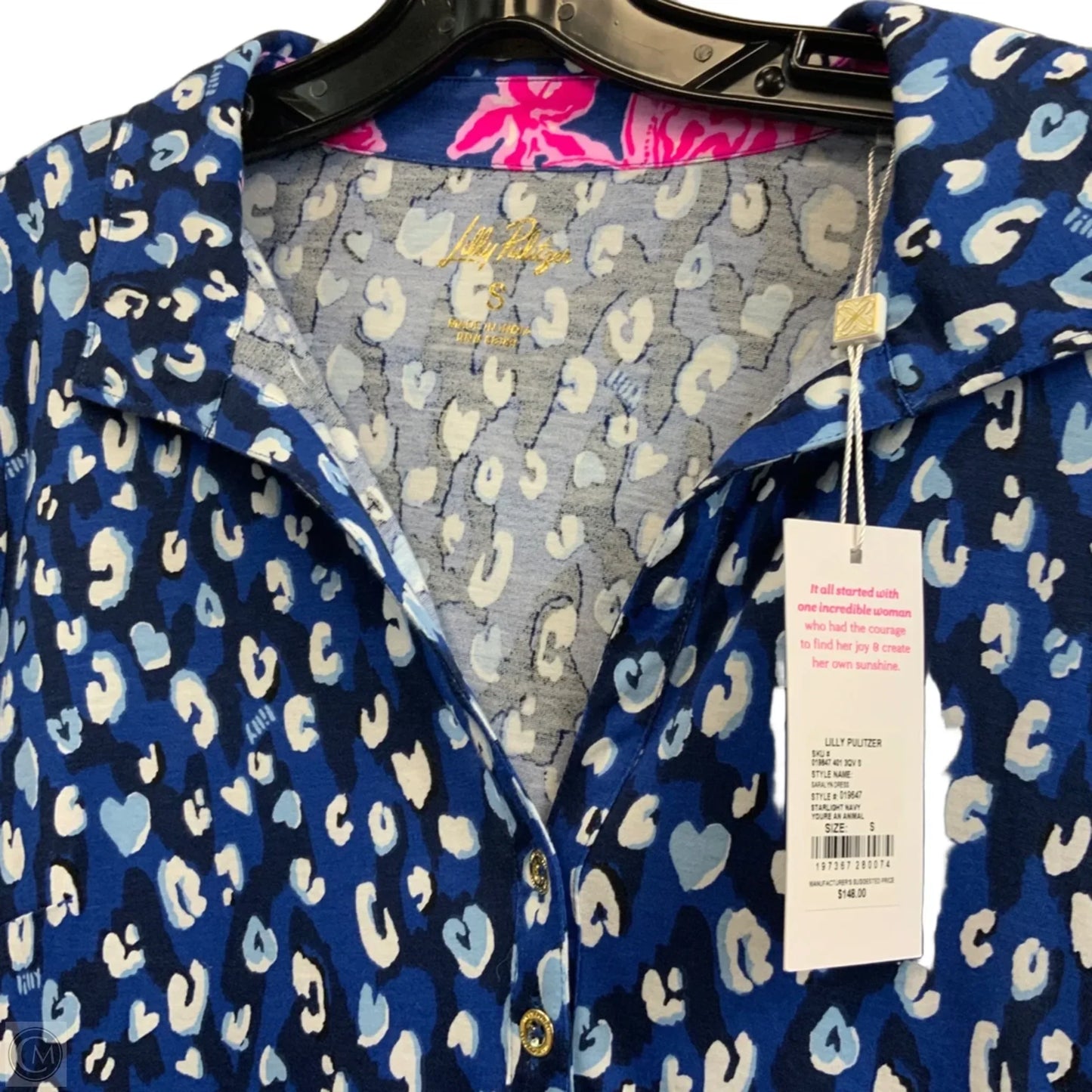 Dress Casual Short By Lilly Pulitzer In Blue, Size: S