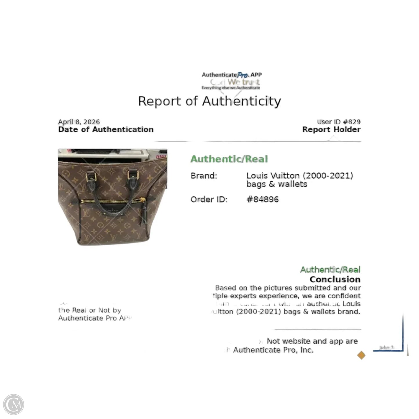 Handbag Luxury Designer By Louis Vuitton, Size: Medium