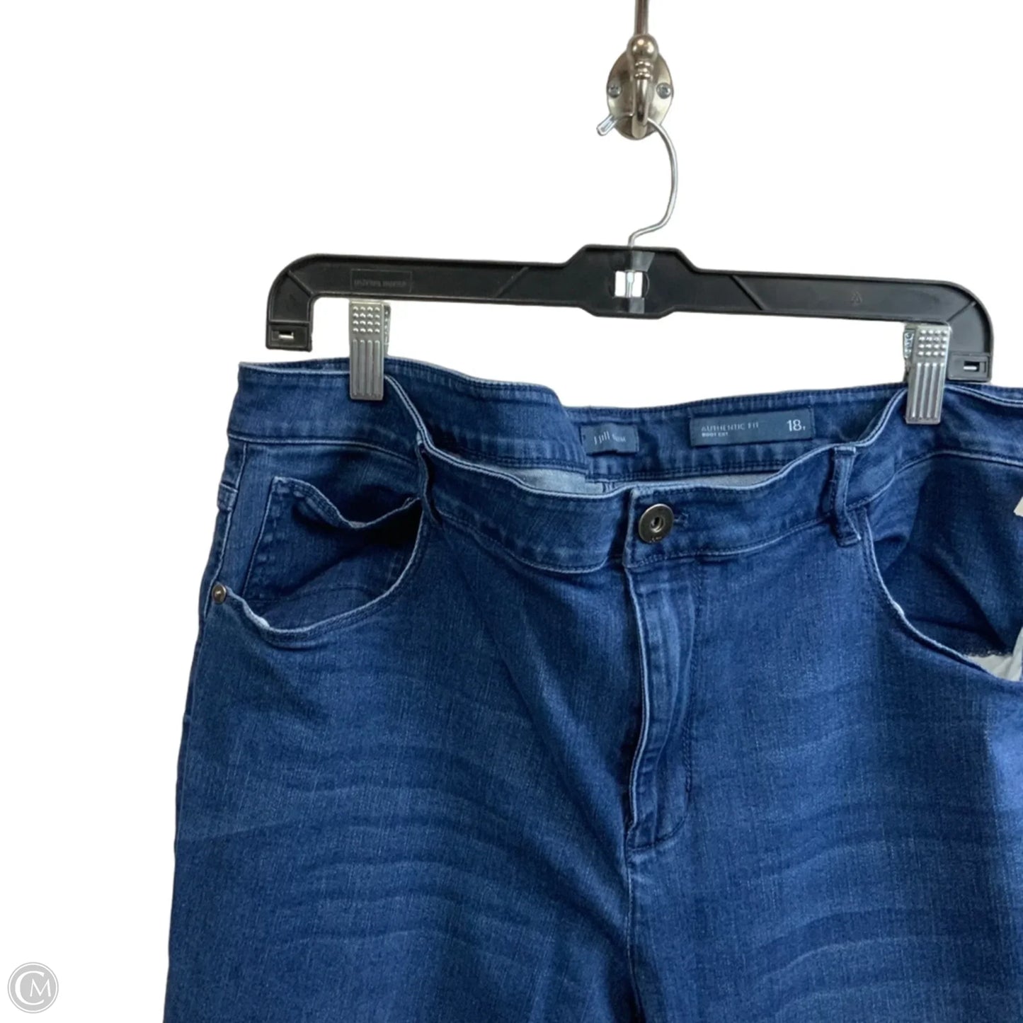 Jeans Flared By J. Jill In Blue Denim, Size: 18 Tall