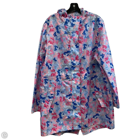 Jacket Windbreaker By Joules In Blue, Size: L