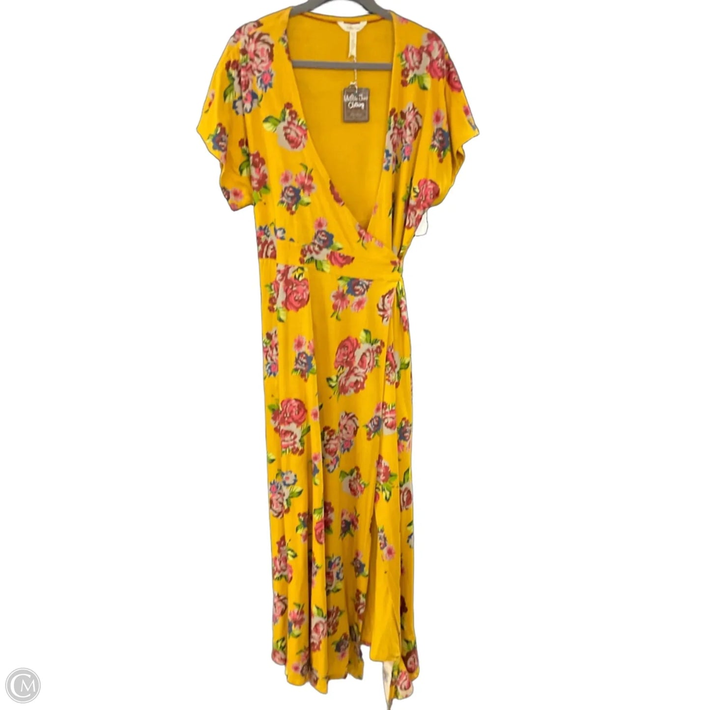 Dress Casual Maxi By Matilda Jane In Gold, Size: L