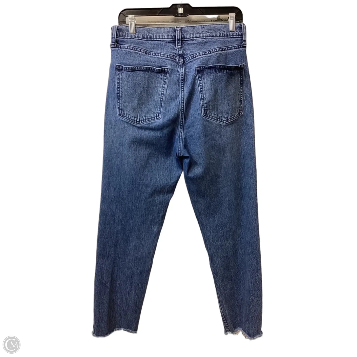 Jeans Straight By Gap In Blue Denim, Size: 12