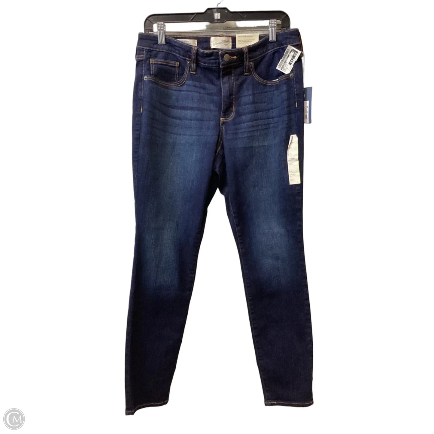 Jeans Skinny By Universal Thread In Blue Denim, Size: 12