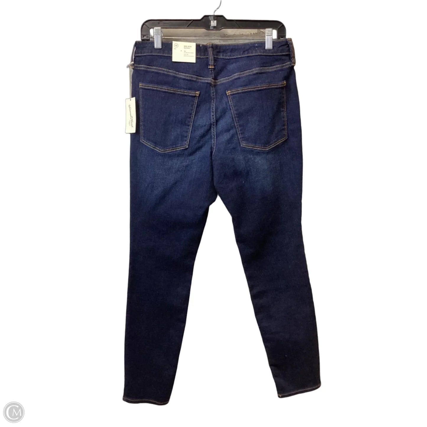 Jeans Skinny By Universal Thread In Blue Denim, Size: 12