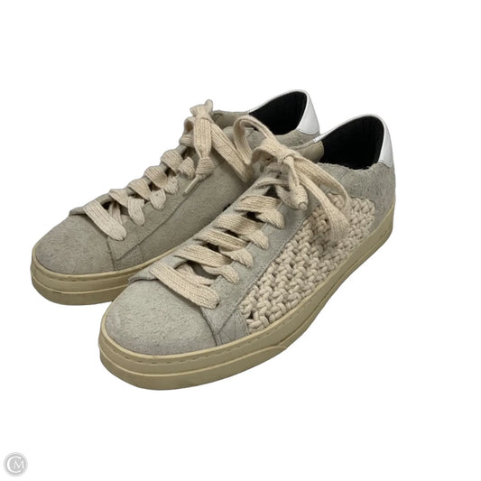 Shoes Sneakers By P448 In Cream, Size: 8.5