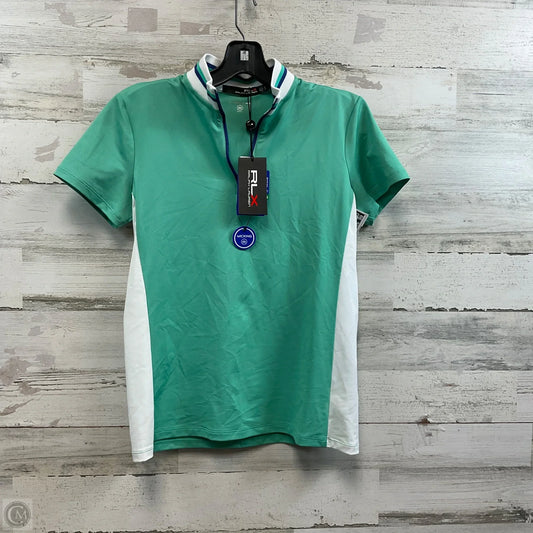 Athletic Top Short Sleeve By Ralph Lauren In Green, Size: S