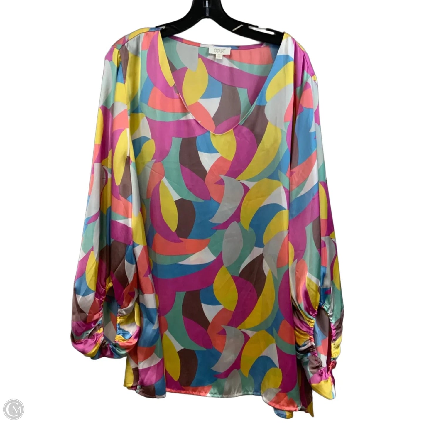 Top Short Sleeve By Oddi In Pink, Size: 3x
