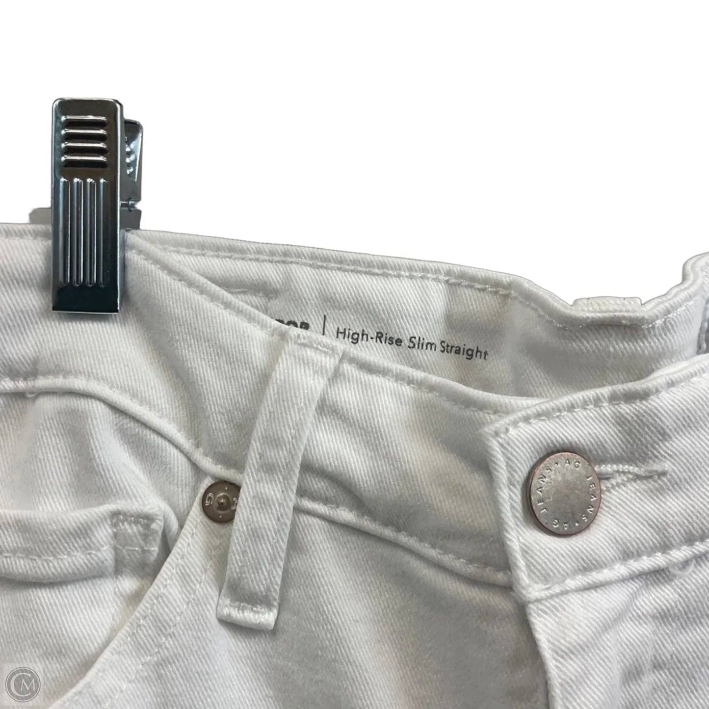Jeans Skinny By Adriano Goldschmied In White Denim, Size: 0
