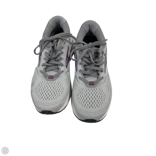Shoes Athletic By Brooks In Grey, Size: 9
